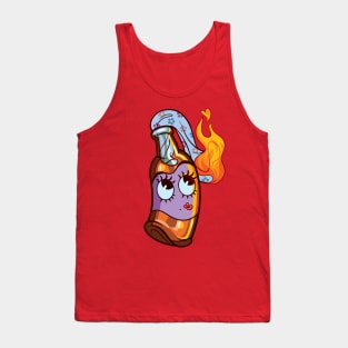 Molly Tov ~ Retro Cartoon Molotov Cocktail Tank Top